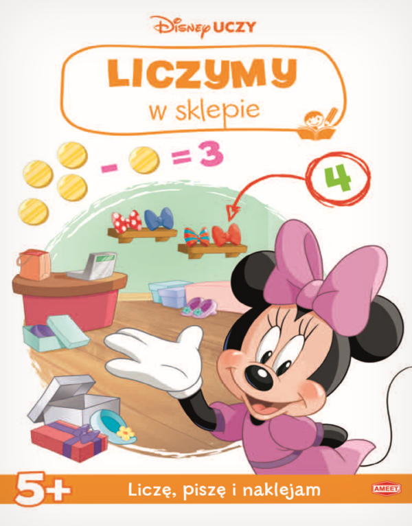 Disney uczy Minnie Liczymy w sklepie ULI-9302 - 9788325342180
