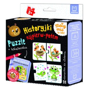 Historyjki najpierw-potem. Puzzle + książeczka - 978-83-8213-474-2